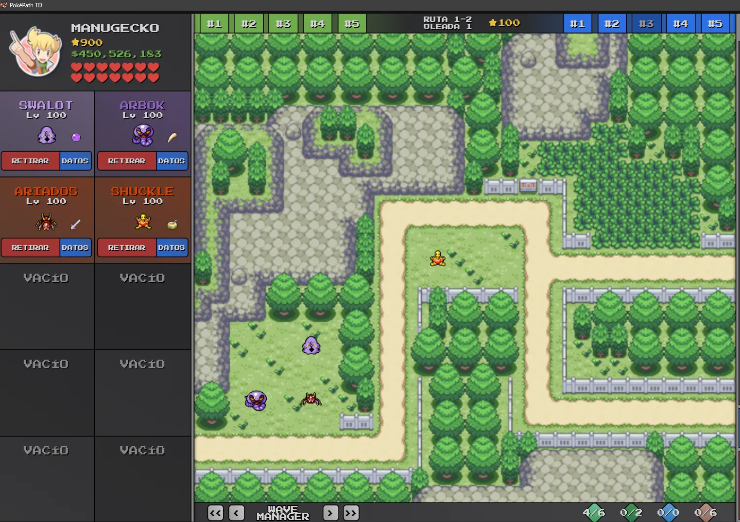 Manugecko's team setup