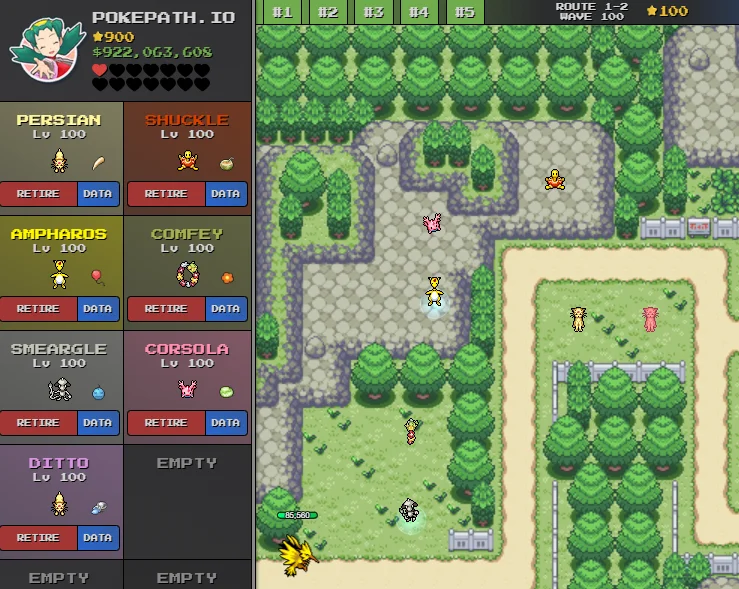 ZAPDOS-Farm Team Setup - Route 1-2